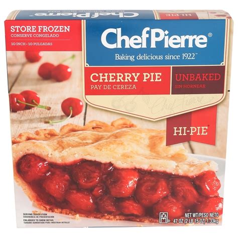 How many carbs are in chef pierre cherry hi pie, rtb - calories, carbs, nutrition