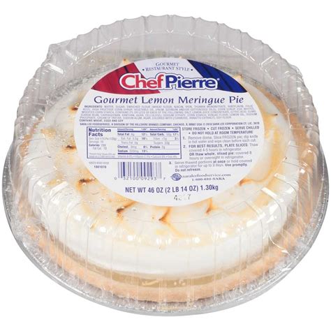 How many carbs are in chef pierre lemon meringue hi-pie - calories, carbs, nutrition