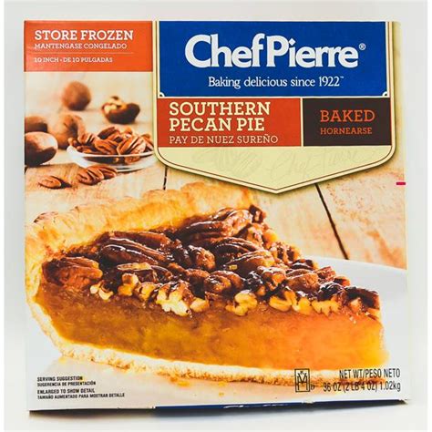 How many carbs are in chef pierre pecan pie, 8-cut, pre-sliced - calories, carbs, nutrition