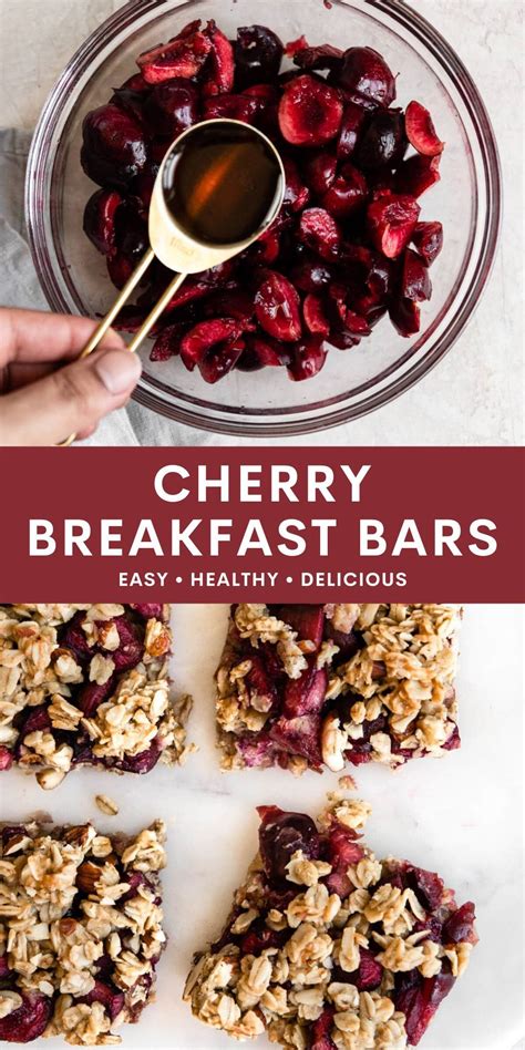 How many carbs are in cherry breakfast bar - calories, carbs, nutrition