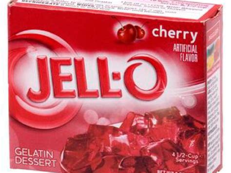 How many carbs are in cherry gelatin - calories, carbs, nutrition