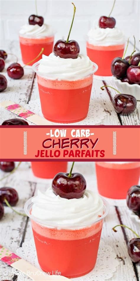 How many carbs are in cherry jell-o parfait - stg - calories, carbs, nutrition