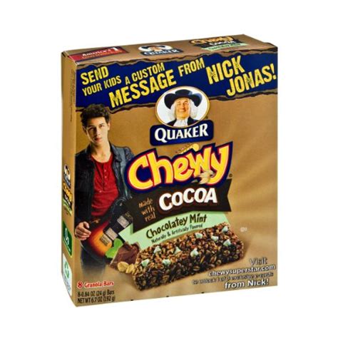 How many carbs are in chewy chocolatey mint - calories, carbs, nutrition