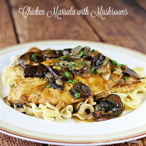 How many carbs are in chicken and mushroom noodle marsala with seasoned broccoli - calories, carbs, nutrition