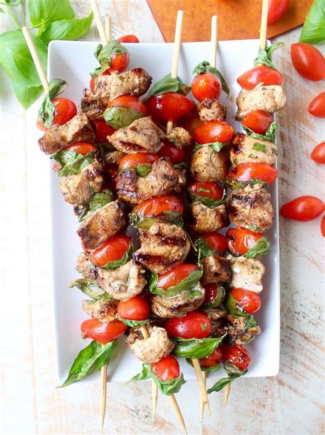 How many carbs are in chicken and tomato skewers - calories, carbs, nutrition