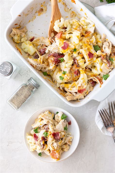 How many carbs are in chicken bacon ranch casserole - calories, carbs, nutrition