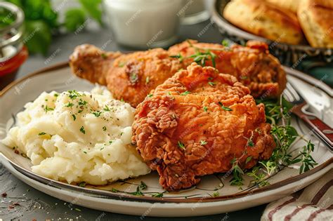 How many carbs are in chicken biscuit with mashed potatoes - calories, carbs, nutrition