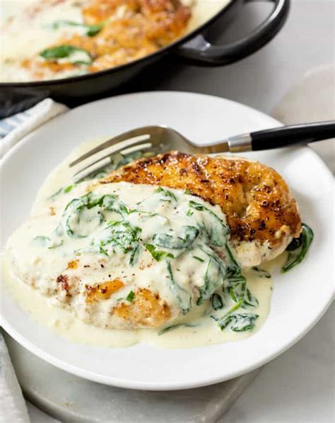 How many carbs are in chicken breast florentine, baked - calories, carbs, nutrition