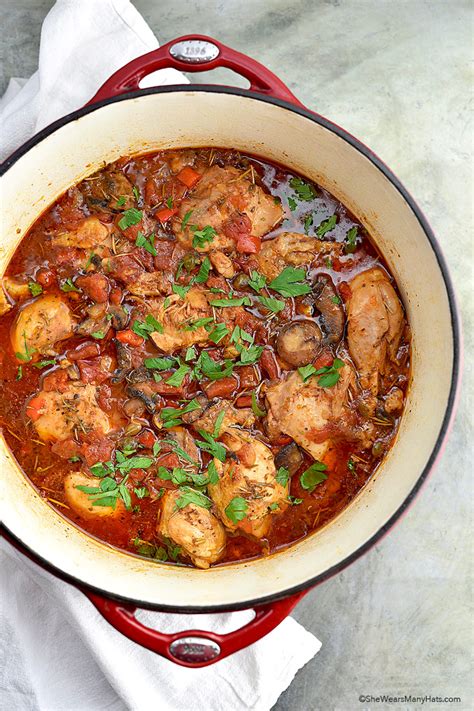 How many carbs are in chicken cacciatore - calories, carbs, nutrition