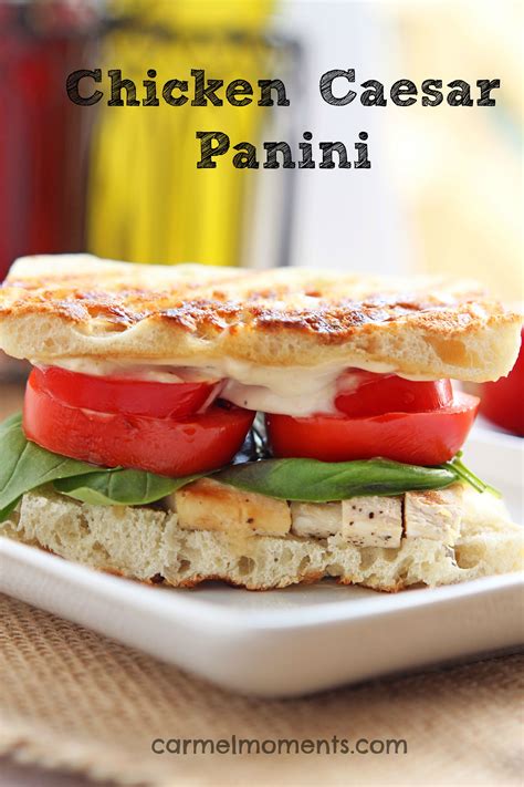 How many carbs are in chicken caesar panini - calories, carbs, nutrition