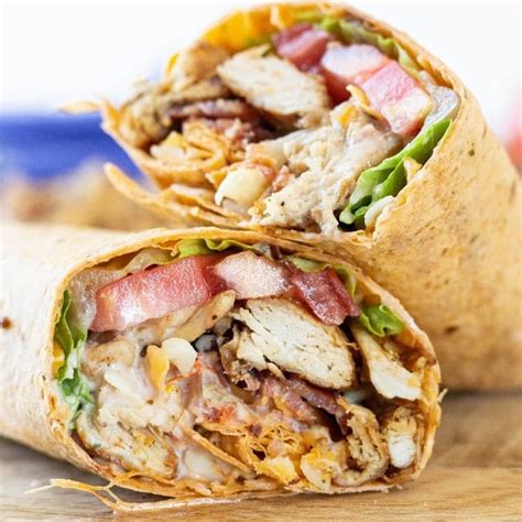 How many carbs are in chicken club wrap - calories, carbs, nutrition