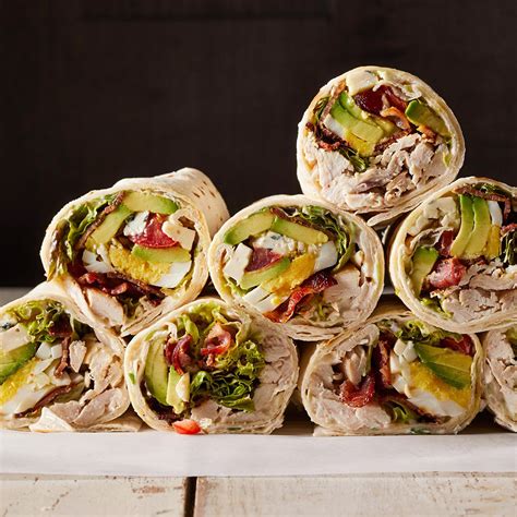 How many carbs are in chicken cobb wrap (9245.0) - calories, carbs, nutrition
