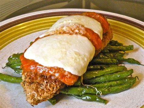 How many carbs are in chicken parmesan with spaghetti and green beans - calories, carbs, nutrition