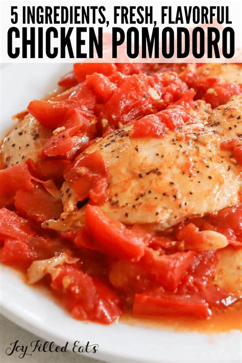 How many carbs are in chicken pomodoro - calories, carbs, nutrition