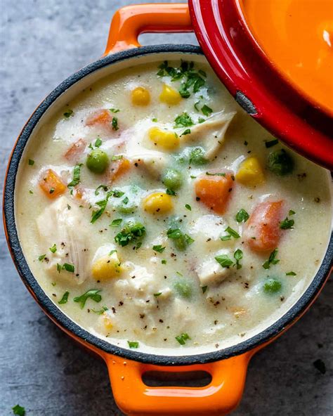 How many carbs are in chicken pot pie soup - calories, carbs, nutrition