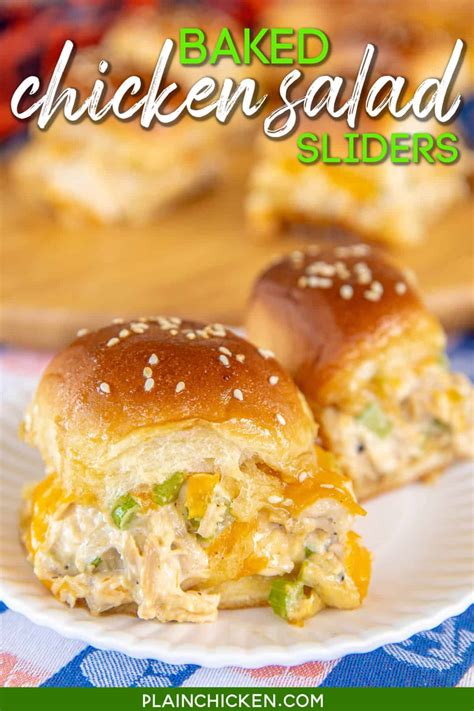 How many carbs are in chicken salad slider - calories, carbs, nutrition