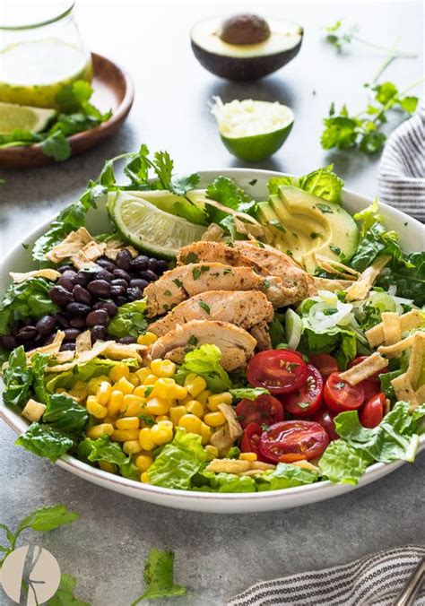 How many carbs are in chicken santa fe salad - calories, carbs, nutrition