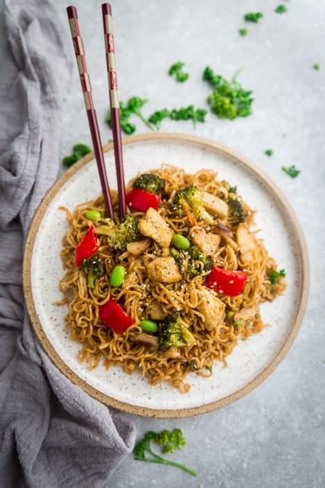 How many carbs are in chicken teriyaki ramen bowl - calories, carbs, nutrition