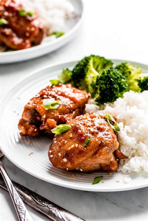 How many carbs are in chicken thigh teriyaki hawaiian vegetables - calories, carbs, nutrition