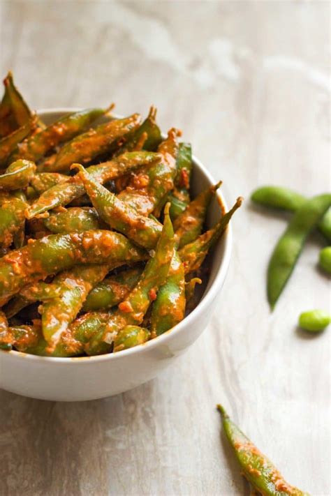 How many carbs are in chili spiced edamame - calories, carbs, nutrition