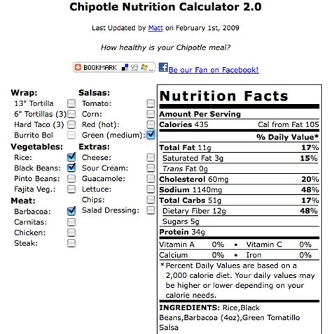 How many carbs are in chipotle chicken & queso fresco tacos - calories, carbs, nutrition