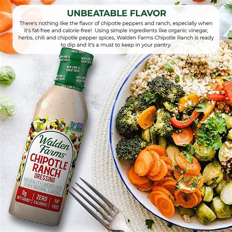 How many carbs are in chipotle ranch dressing - calories, carbs, nutrition