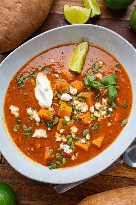 How many carbs are in chipotle sweet potato soup - calories, carbs, nutrition