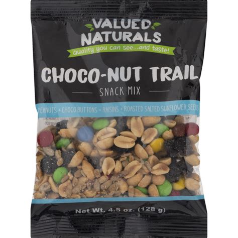 How many carbs are in choco-nut trail mix - calories, carbs, nutrition