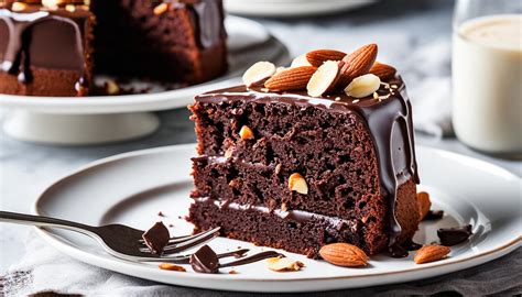 How many carbs are in chocolate almond fudge cake - calories, carbs, nutrition