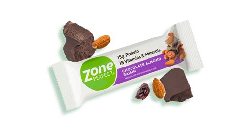 How many carbs are in chocolate almond raisin - calories, carbs, nutrition