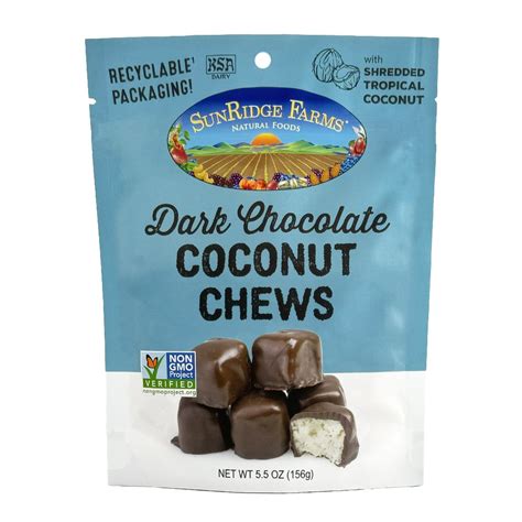 How many carbs are in chocolate coconut chew - calories, carbs, nutrition