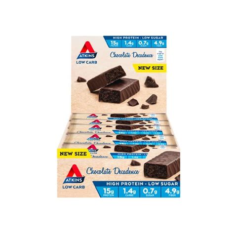 How many carbs are in chocolate decadence protein bar - calories, carbs, nutrition