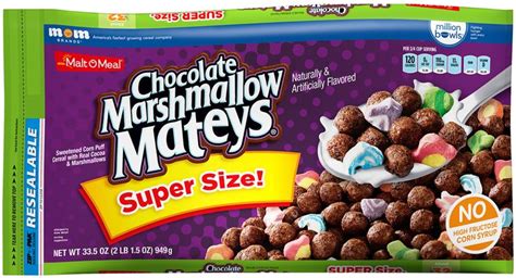 How many carbs are in chocolate marshmallow mateys - calories, carbs, nutrition
