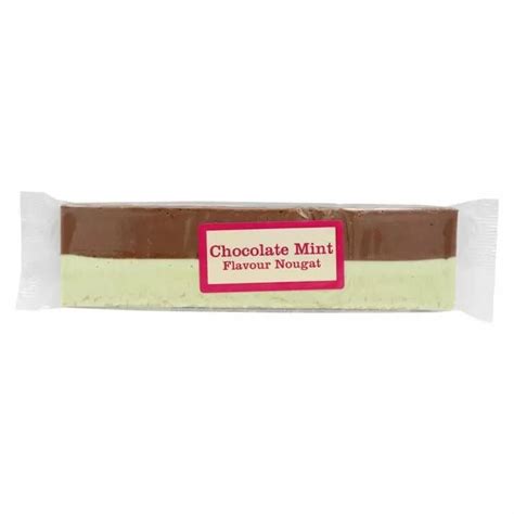 How many carbs are in chocolate mint nougat bar - calories, carbs, nutrition