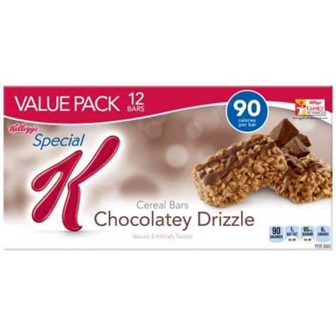 How many carbs are in chocolately drizzle cereal bar - calories, carbs, nutrition