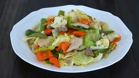 How many carbs are in chop suey vegetables - calories, carbs, nutrition