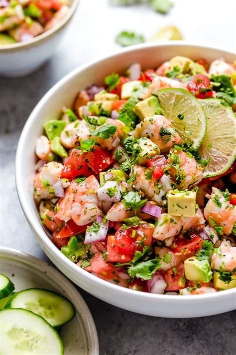 How many carbs are in cilantro lime shrimp and avocado salad - calories, carbs, nutrition