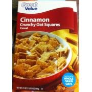 How many carbs are in cinnamon crunchy oat squares - calories, carbs, nutrition