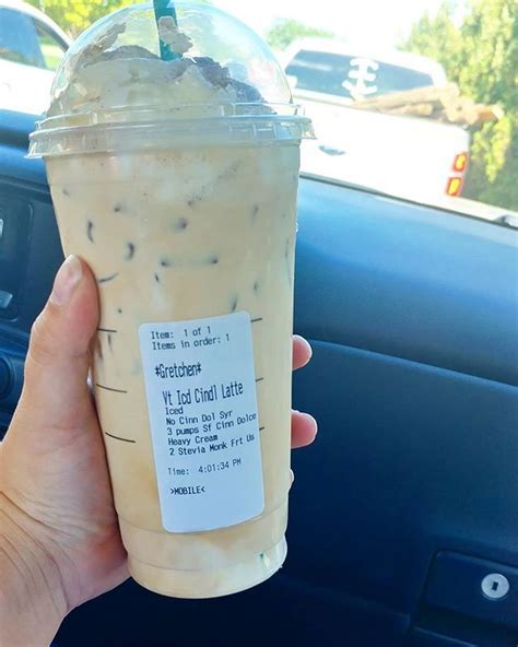 How many carbs are in cinnamon dolce latte - venti - 2% milk - no whipped cream - calories, carbs, nutrition