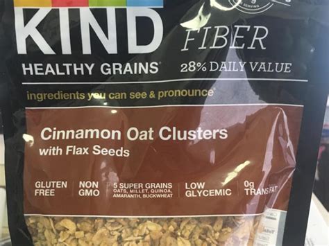 How many carbs are in cinnamon oat clusters - calories, carbs, nutrition