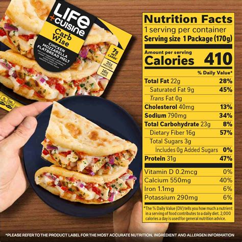 How many carbs are in classic cuban flatbread melt (17009.0) - calories, carbs, nutrition