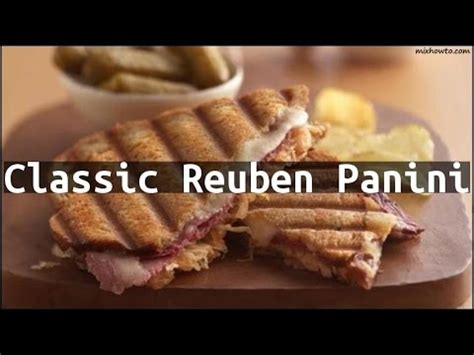 How many carbs are in classic reuben panini - calories, carbs, nutrition