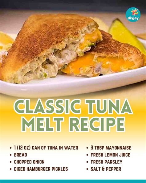 How many carbs are in classic tuna melt - calories, carbs, nutrition