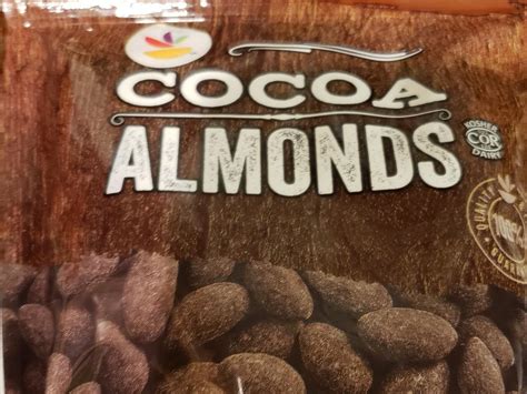 How many carbs are in cocoa almonds - calories, carbs, nutrition