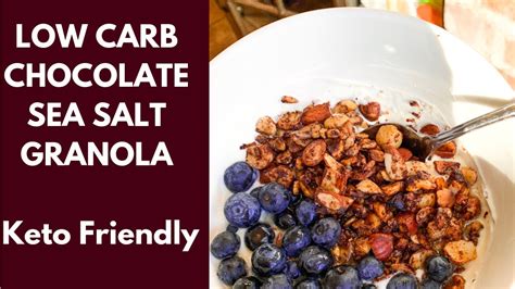 How many carbs are in cocoa sea salt granola - calories, carbs, nutrition