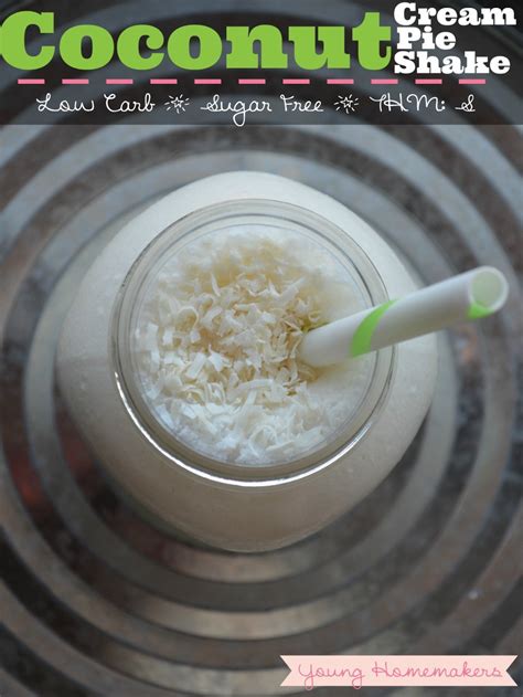 How many carbs are in coconut cream pie shake mini - calories, carbs, nutrition