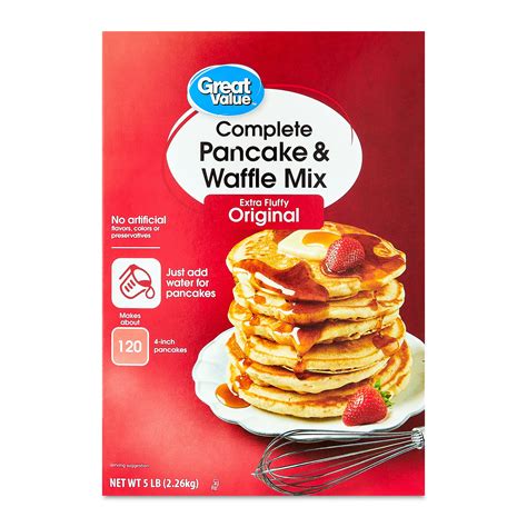 How many carbs are in complete pancake and waffle mix - calories, carbs, nutrition