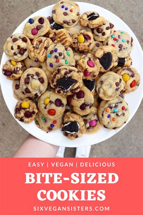 How many carbs are in cookies - bite size chocolate chip - calories, carbs, nutrition