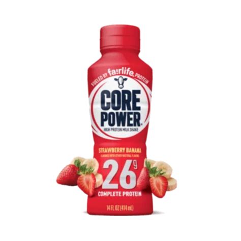 How many carbs are in core power stawberry banana 26g - calories, carbs, nutrition