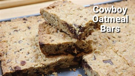 How many carbs are in cowboy oatmeal bars - calories, carbs, nutrition